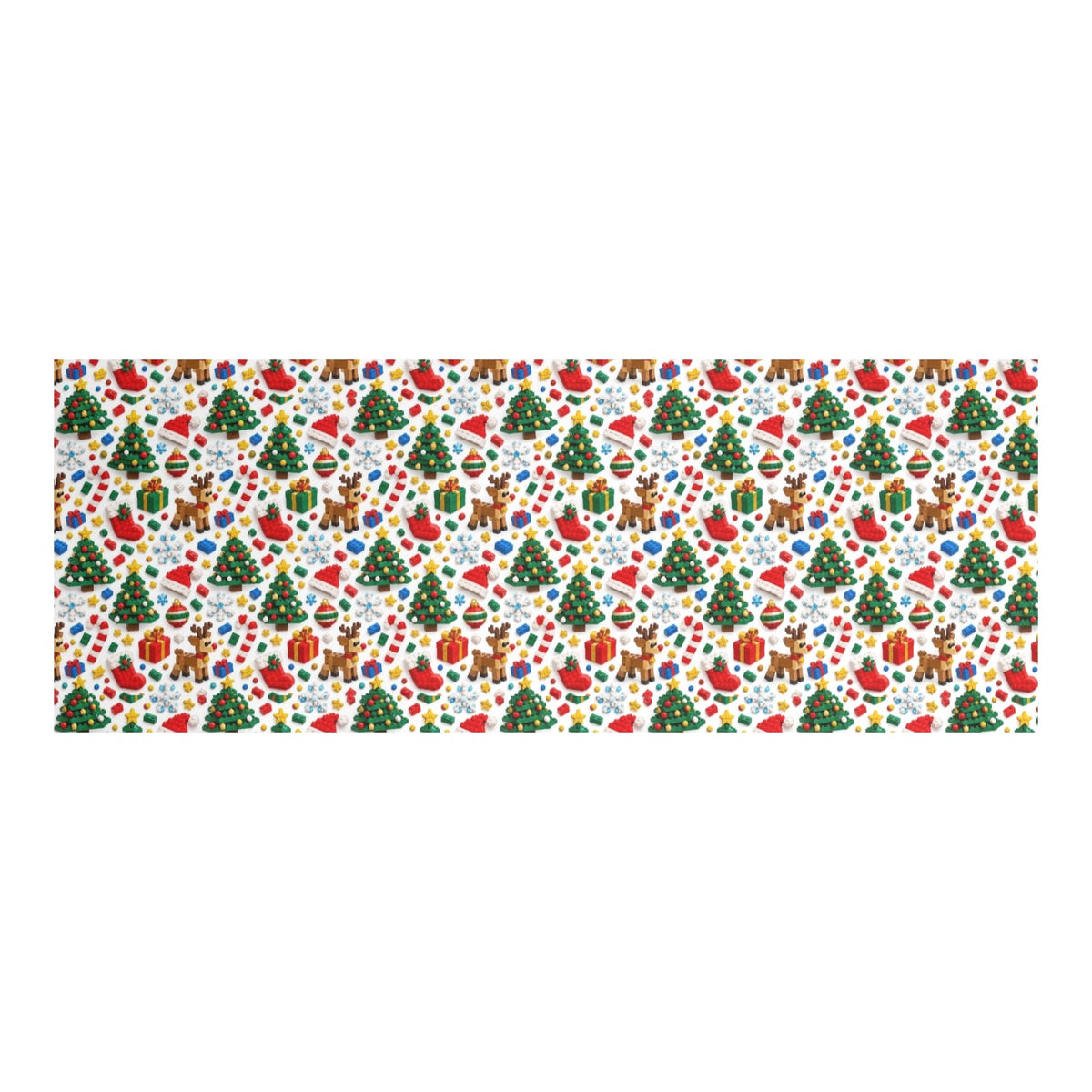 Christmas Building Block Wrapping Paper