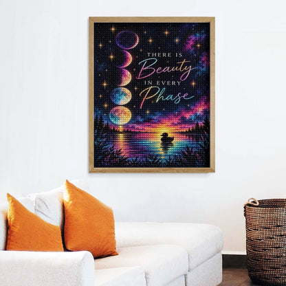 There Is Beauty In Every Phase Diamond Painting Kit